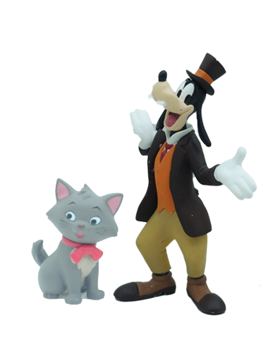 Goofy and Berlioz Figurines Issue 0